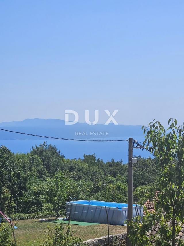 OPATIJA, VEPRINAC - building plot 1200m2 with sea view for family house/ villa/ apartments/ house fo