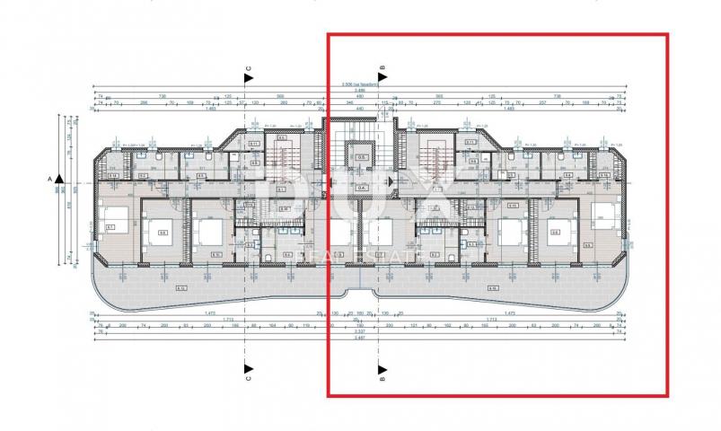 OPATIJA, CENTAR- dvoetažni penthouse 433m2 s panoramskim pogledom na more i krovnom terasom S2