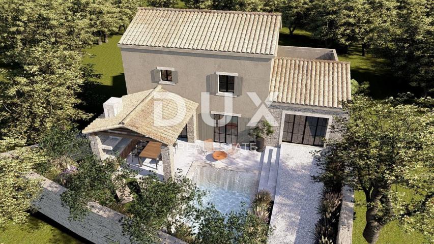 ISTRIA, SVETVINČENAT - Partially renovated Istrian house with main project!