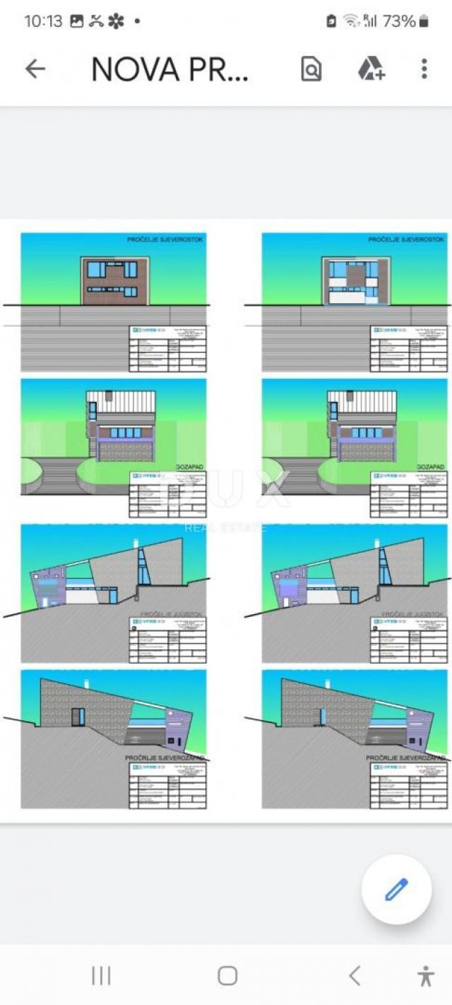 BAKARAC - građevinsko zemljište s idejnim projektom