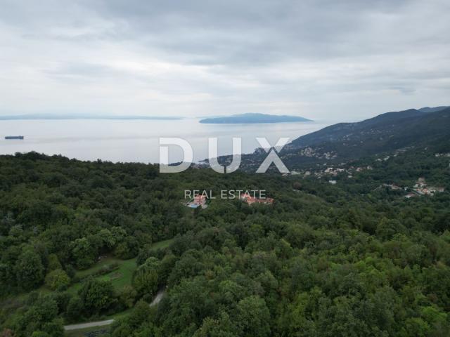 OPATIJA, VEPRINAC- zemljište 6700m2 s prekrasnim pogledom na more za planinarski dom, sportsko - rek