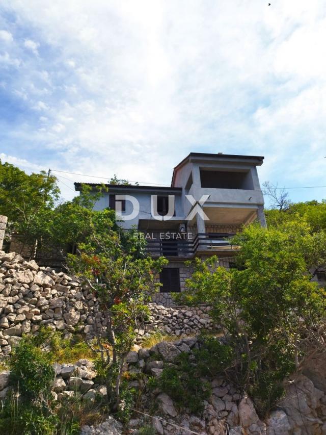 SENJ, JABLANAC - Haus 1. Reihe zum Meer!