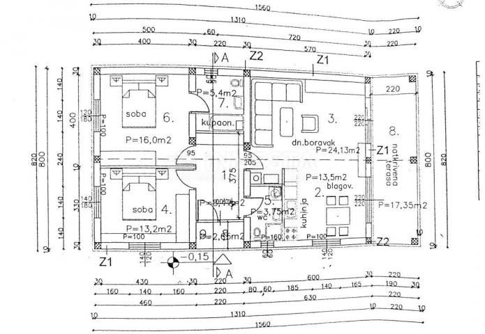 Juršići, Grundstück von 20.000 m2 mit Projekt, Baubeginn