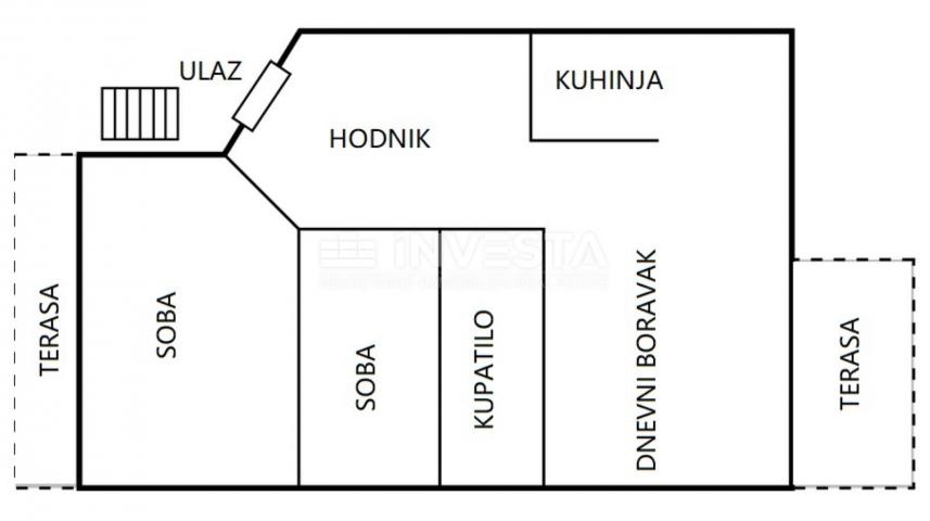 Medulin, ausgezeichnete Wohnung 72m² mit Pool in bester Lage