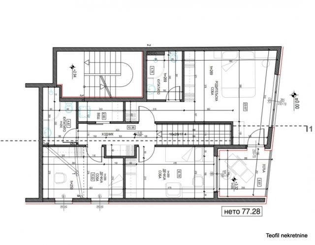 VRACAR HRAM SVETOG SAVE 144m2 , dvorište , 720000e