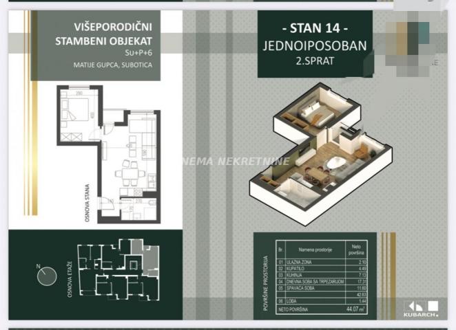 NOVOGRADNJA CENTAR SUBOTICE!