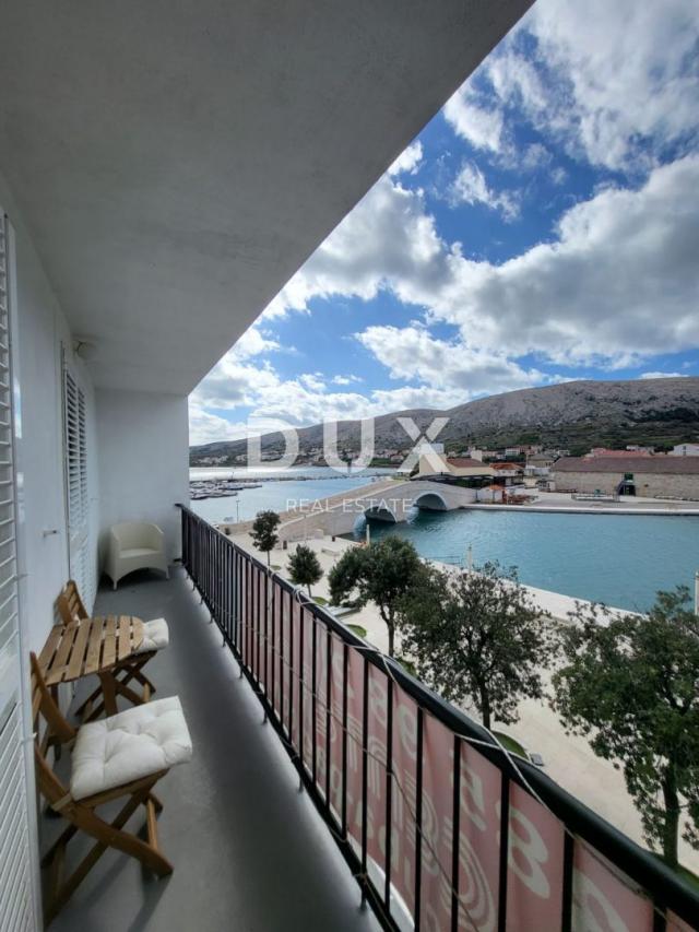 ISLAND OF PAG, CITY OF PAG - Apartment on the waterfront, first row to the sea