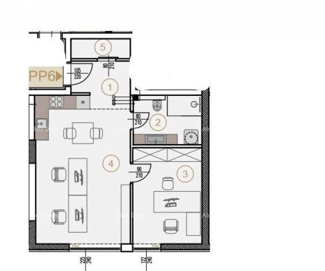 Poslovni prostor Prodaja poslovnog prostora u novom poslovno - stambenom projektu, Poreč, JPP4