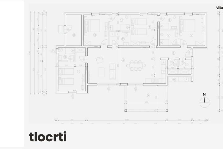 Istra, Medulin, idealna građevinska parcela 610 m2 s idejnim projektom 