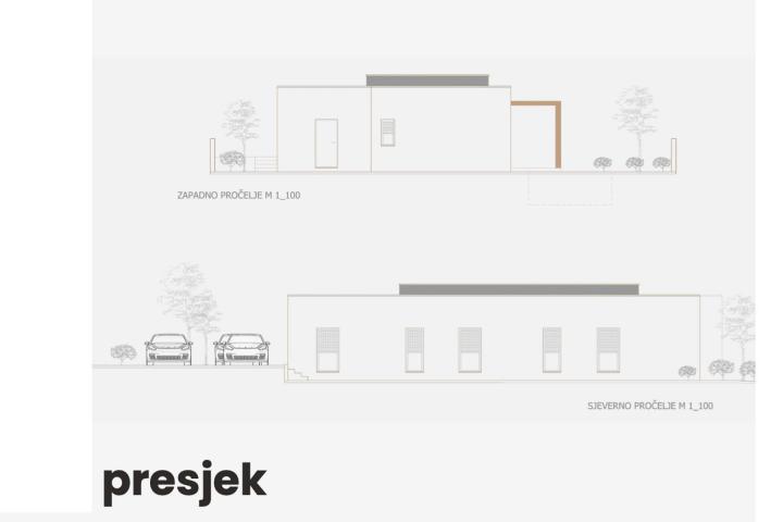 Istra, Medulin, idealna građevinska parcela 610 m2 s idejnim projektom 