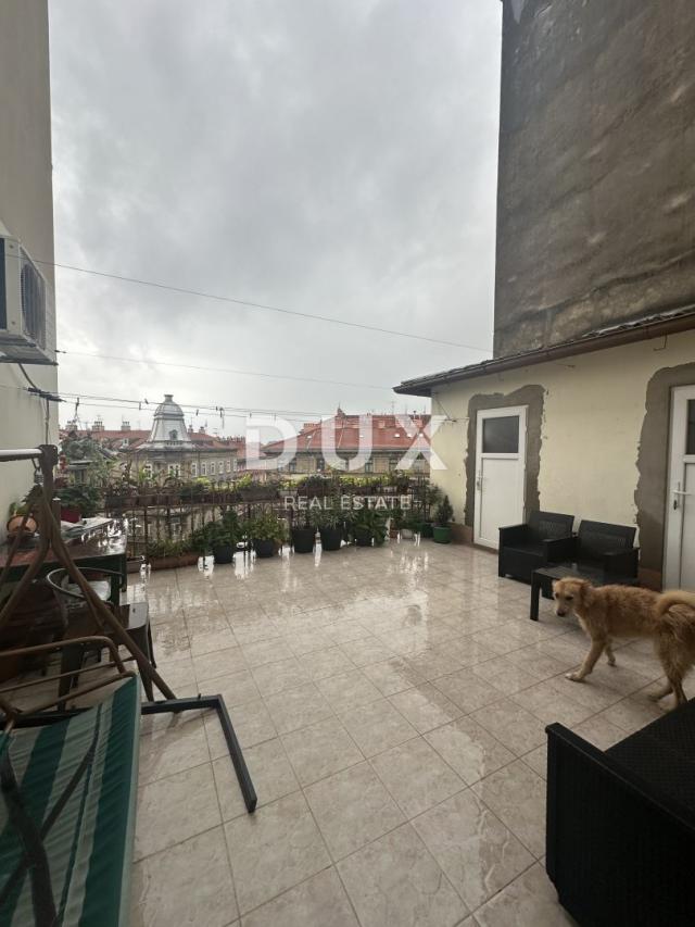 RIJEKA, ZENTRUM - Geräumige Wohnung mit großer Terrasse