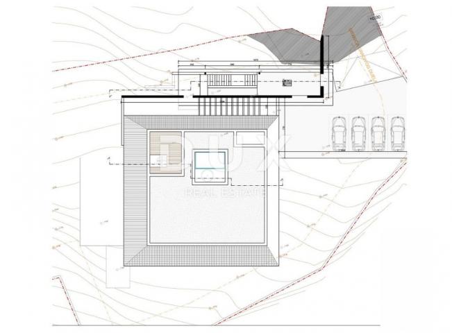 ISTRA, BUJE - zemljište s idejnim projektom za 1 villu, blizina Novigrada i Umaga