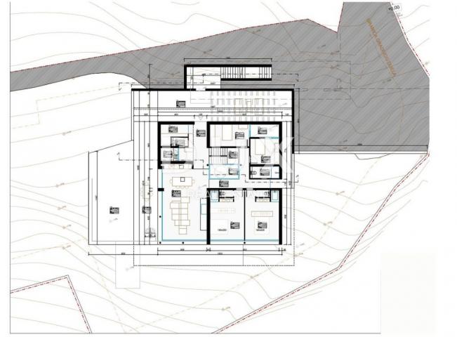 ISTRA, BUJE - zemljište s idejnim projektom za 1 villu, blizina Novigrada i Umaga