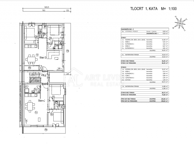 Istria, Umag - surroundings - attractive apartment with roof terrace and sea view - NEW CONSTRUCTION