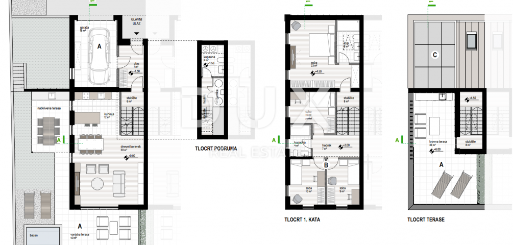 RIJEKA, KOSTRENA – exklusive Wohnung mit Pool – Neubau mit Panoramablick auf das Meer! GELEGENHEIT!