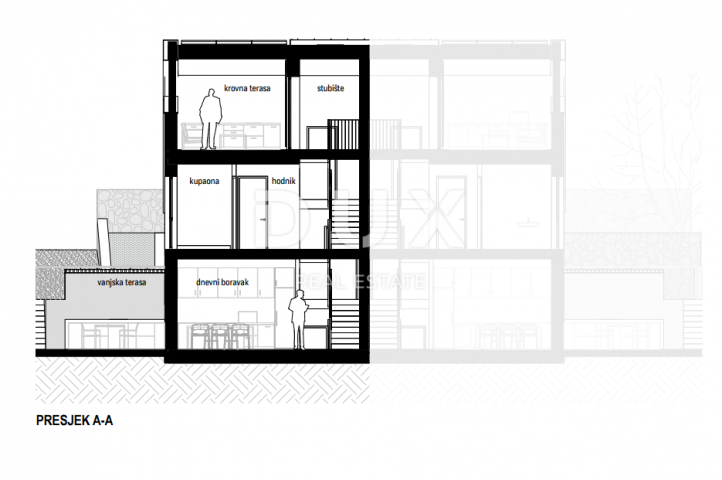 RIJEKA, KOSTRENA – exklusive Wohnung mit Pool – Neubau mit Panoramablick auf das Meer! GELEGENHEIT!