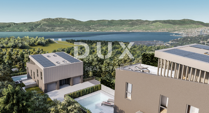 RIJEKA, KOSTRENA - exclusive apartment with jacuzzi - new building with panoramic sea view! OPPORTUN