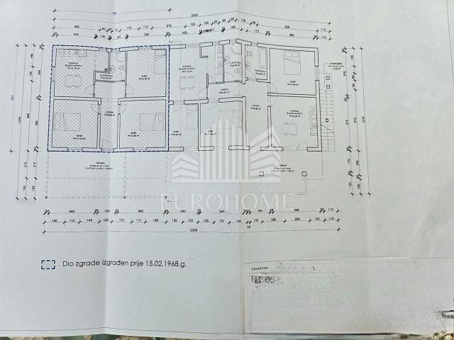 Odlična prilika za investitore! Bulevar, Zadar, prizemnica 134m2 na parceli od 653m2!