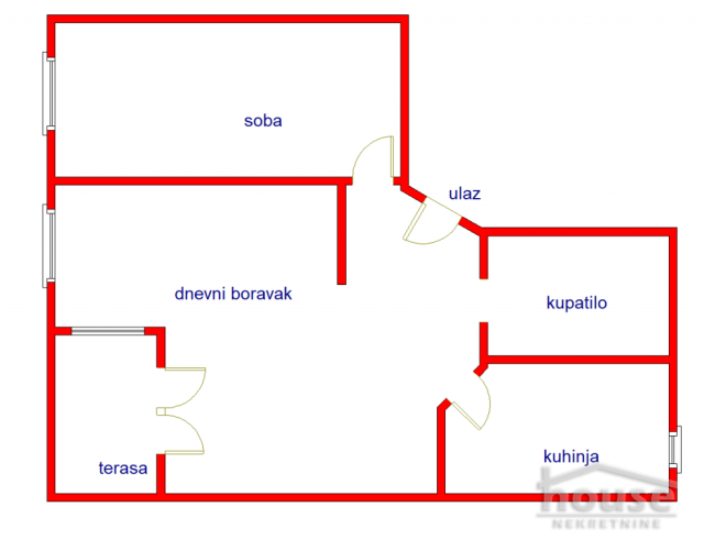 Stan NOVI SAD, GRBAVICA, kv: 46, € 123600, ID: 1061872