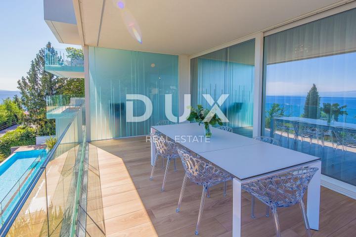 OPATIJA, CENTER - luxurious apartment in a new building with a pool, view, close to the sea and Opat