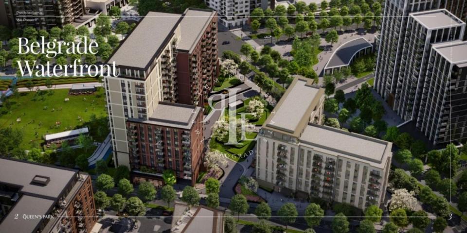 Beograd, Savski Venac, BW King’s Park Residences, 2. 0,  54m2