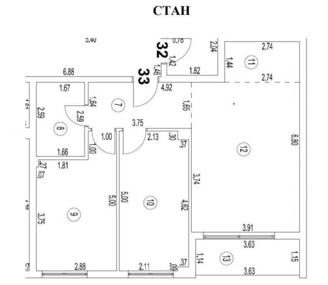 NOVI SAD - SAJAM - 64. 46 m2