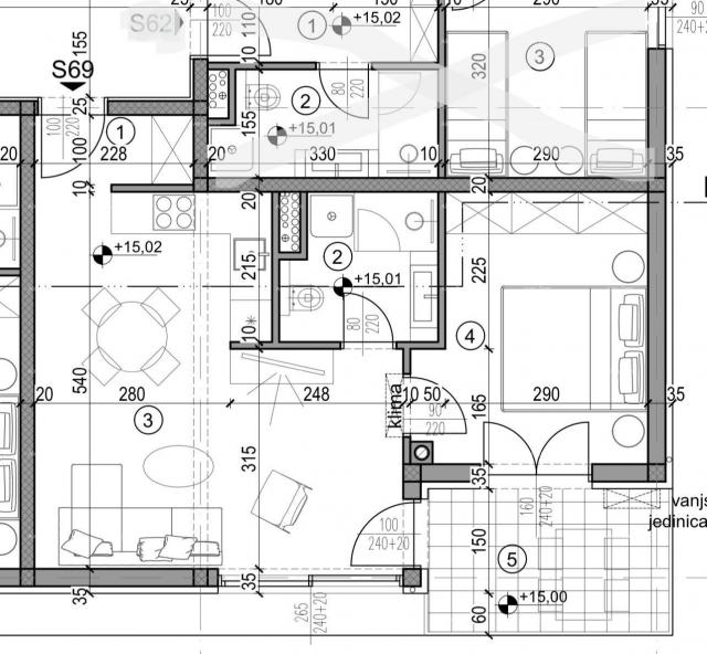 Apartment New building project in Pula! Modern apartment building close to the city centre.