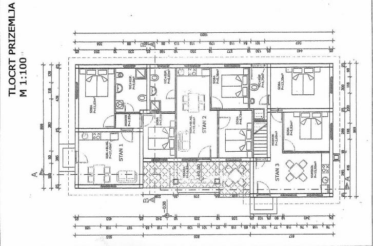 Južna strana otoka Vira, 190 met. do mora, 3 stambene jedinice