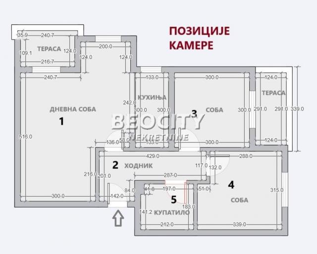 Palilula, Bogoslovija, Tina Ujevića, 2. 5, 64m2, 211200EUR