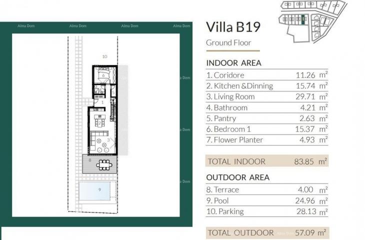 Kuća Prodaja modernih vila u predivnom stambenom naselju, Umag