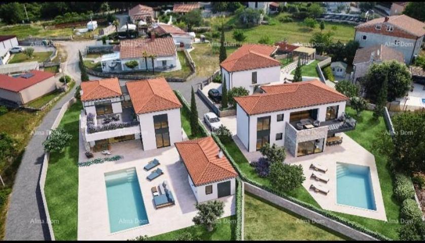 Haus Luxuriöses, modernes Haus mit Swimmingpool im Bau, Sveti Lovreč,Poreč!