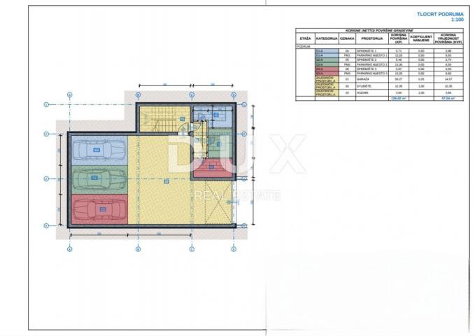 MATULJI, KASTAV, RUBEŠI- građevinsko zemljište 1900m2 s zgradom u izgradnji 600m2 sa 3 prostrana sta