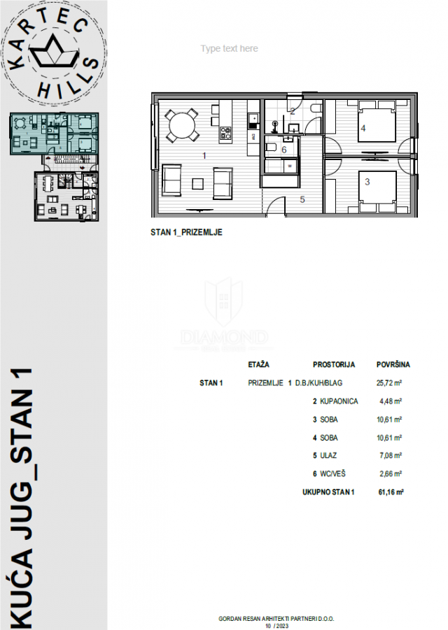 Stan/Apartman Krk, 61, 16m2