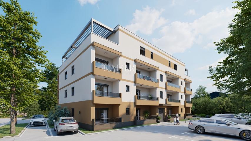 Istrien - Bereich Poreč, Wohnung 63m2 in einem neuen Gebäude mit Aufzug