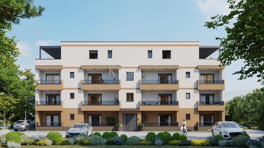 Istrien - Bereich Poreč, Wohnung 63m2 in einem neuen Gebäude mit Aufzug