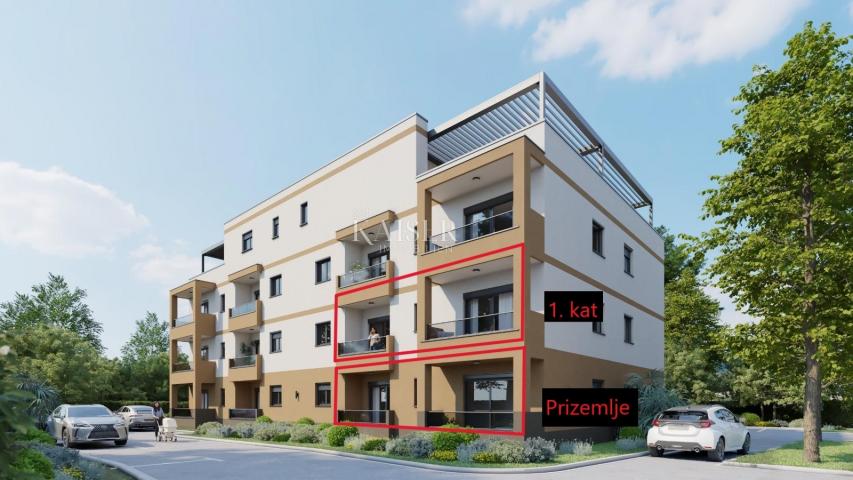 Istria - Poreč area, apartment 63m2 in a new building with an elevator