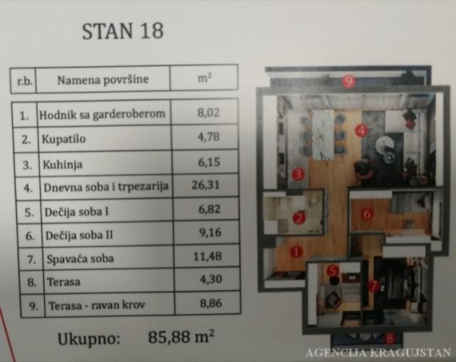 Prodaja, Stan, 70. 73m2 , Aerodrom