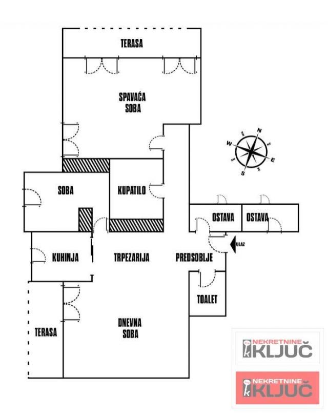 LIMAN 3, 70 m2, Dvoiposoban, Renoviran