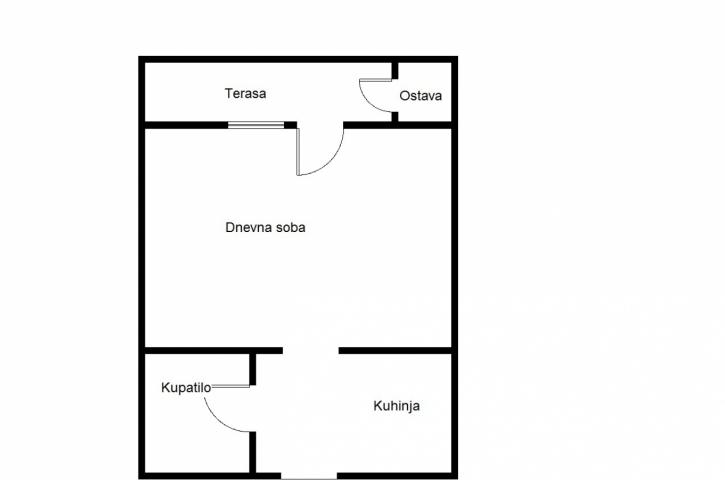 ~Garsonjera kod Detelinarske pijace~ 30m2