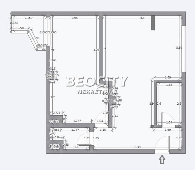 Stari grad, Studentski trg, Višnjićeva, 2. 0, 68m2, 173000EUR