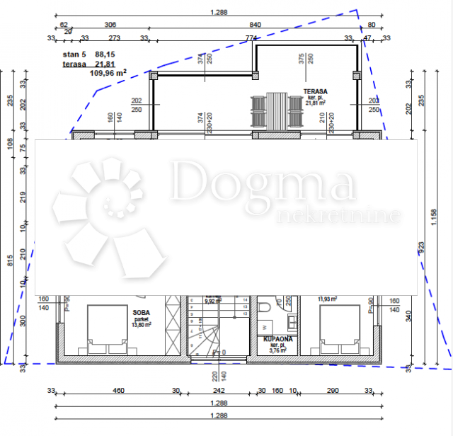 Penthouse Malinska, blizina mora