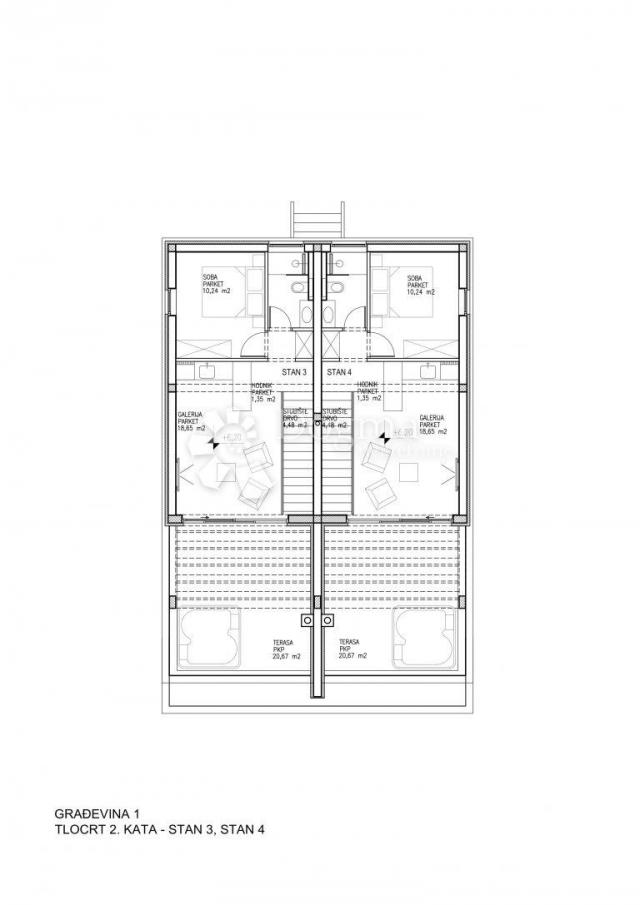 Flat Pag, 99,45m2