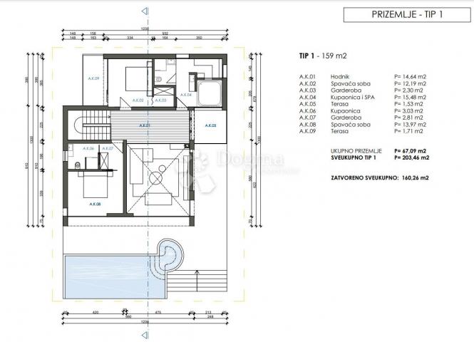 House Poljane, Opatija - Okolica, 185m2