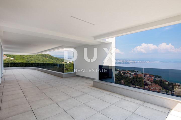 OPATIJA, ZENTRUM - Penthouse in einem neuen Gebäude mit Pool auf dem Dach oberhalb des Zentrums von 