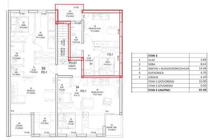 Apartment  Barban, 35,90m2