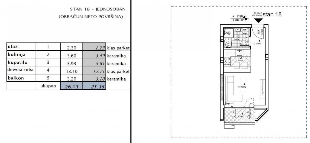 NOVI SAD - TELEP - 25. 35 m2