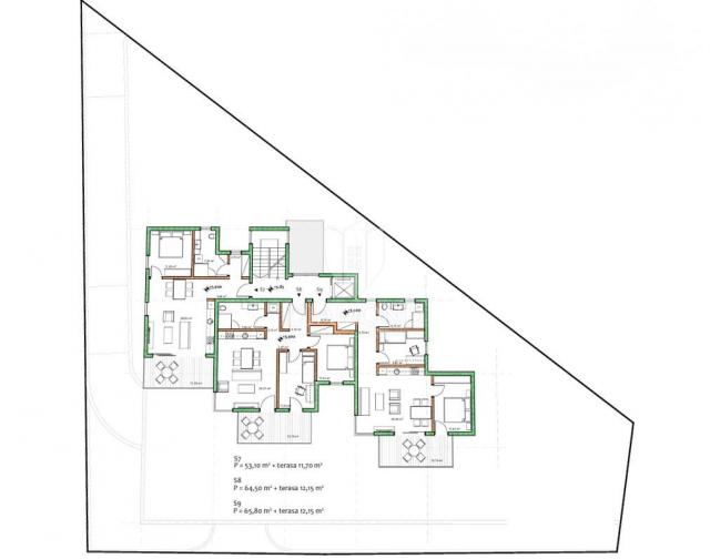 Buje, komfortable Wohnung mit Aufzug und Terrasse!