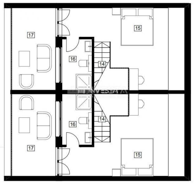 Bereich Poreč, Haus mit 2 mehrstöckigen Wohneinheiten, Neubau!