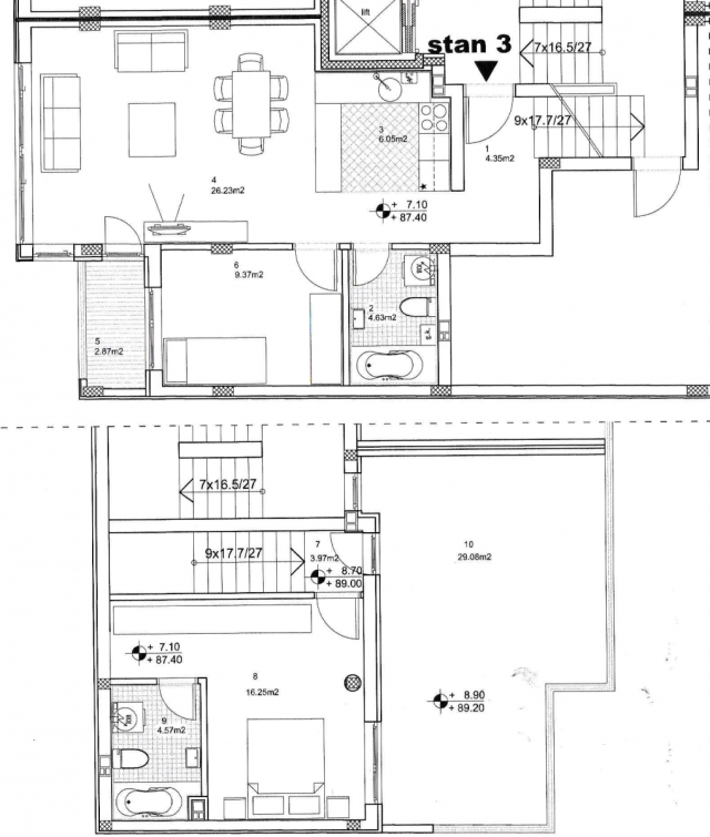 NOVI SAD - SATELIT - 78. 00 m2