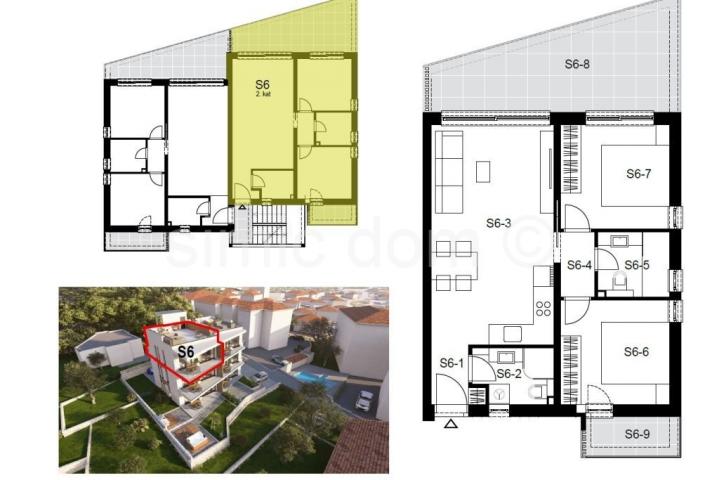 Predivan penthouse apartman s vrhunskim pogledom, Čiovo